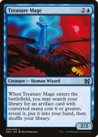 Treasure Mage [Duel Decks: Elves vs. Inventors] | Good Games Cannington