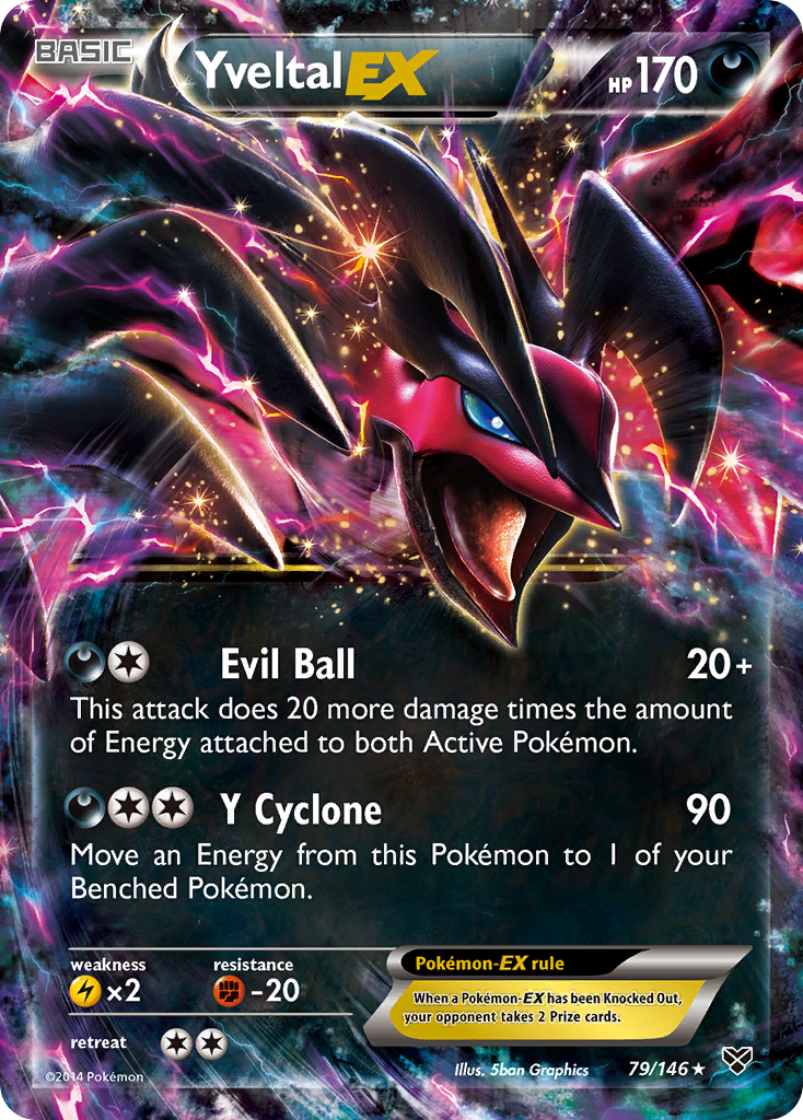 Yveltal EX (79/146) [XY: Base Set] | Good Games Cannington