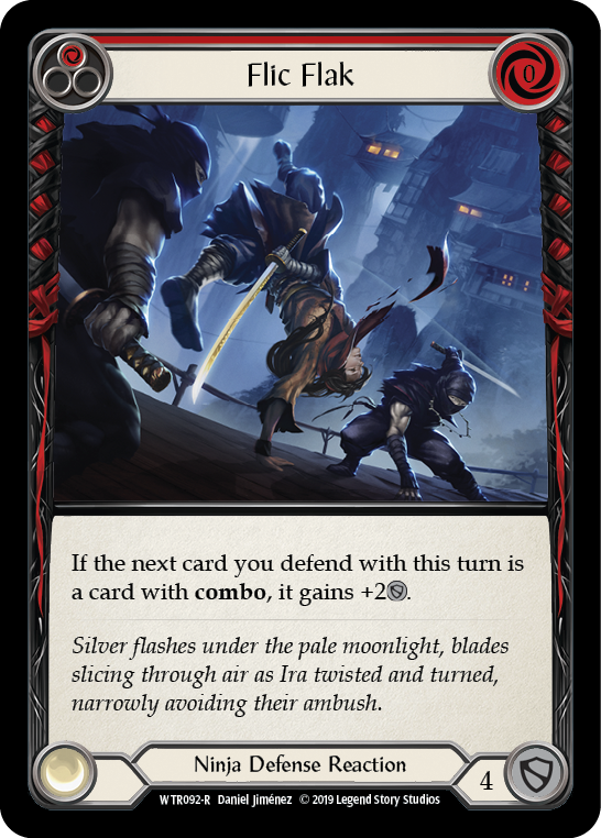 Flic Flak (Red) [WTR092-R] Alpha Print Rainbow Foil | Good Games Cannington
