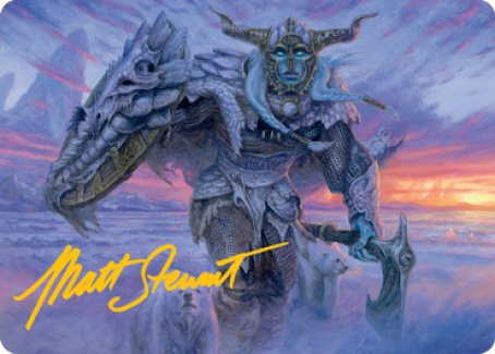 Frost Giant Art Card (Gold-Stamped Signature) [Dungeons & Dragons: Adventures in the Forgotten Realms Art Series] | Good Games Cannington