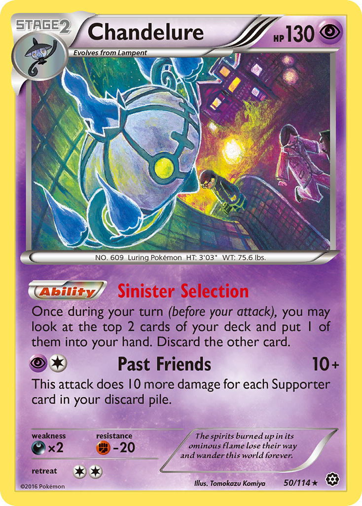 Chandelure (50/114) [XY: Steam Siege] | Good Games Cannington