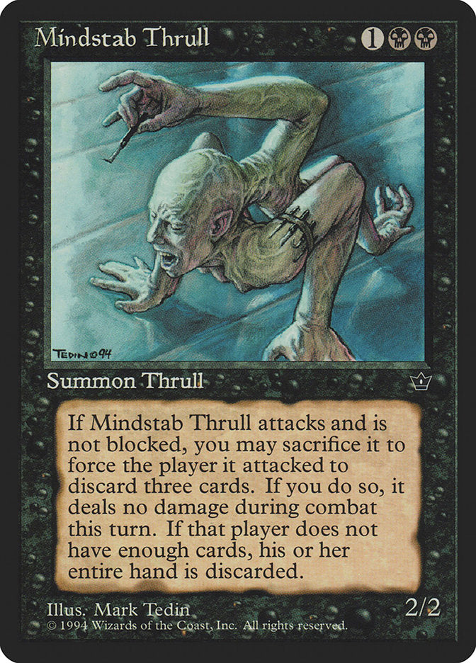 Mindstab Thrull (Mark Tedin) [Fallen Empires] | Good Games Cannington