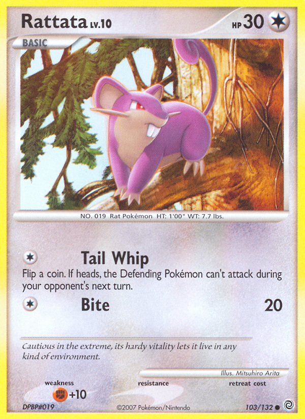 Rattata (103/132) [Diamond & Pearl: Secret Wonders] | Good Games Cannington