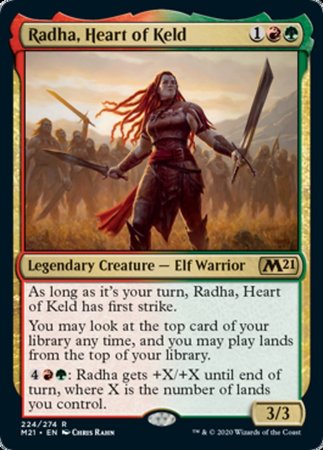 Radha, Heart of Keld [Core Set 2021] | Good Games Cannington