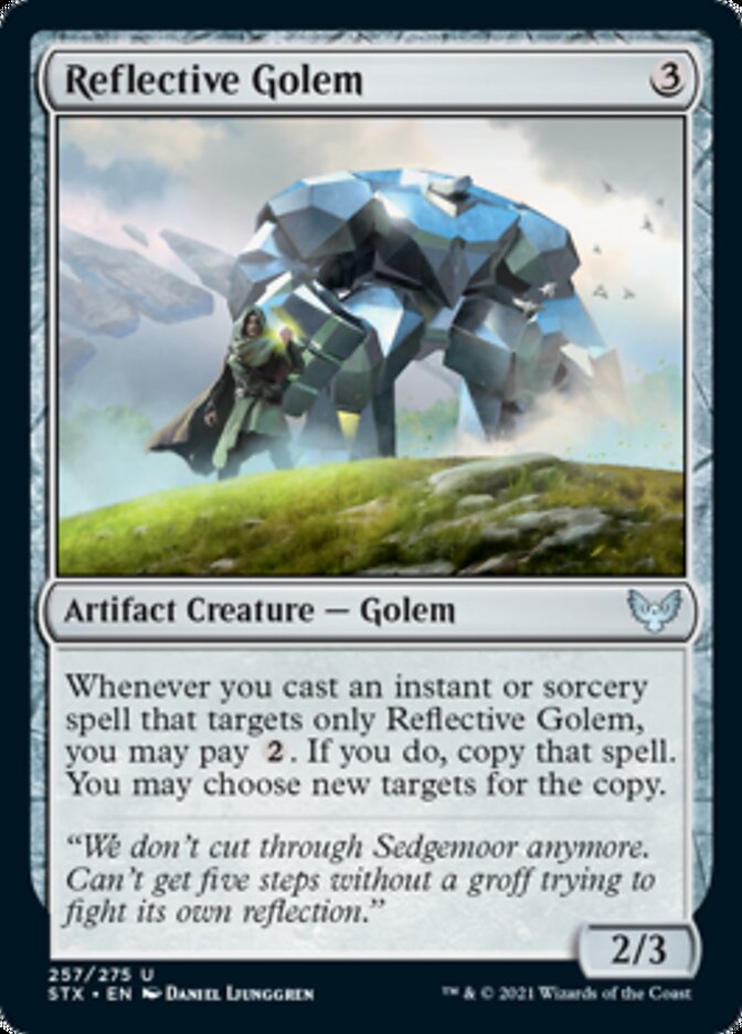 Reflective Golem [Strixhaven: School of Mages] | Good Games Cannington