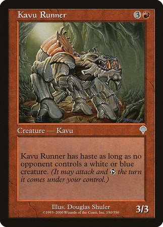 Kavu Runner [Invasion] | Good Games Cannington