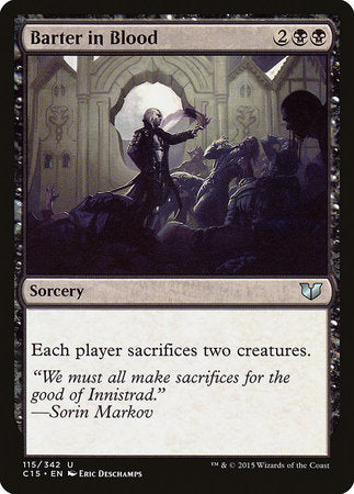 Barter in Blood [Commander 2015] | Good Games Cannington