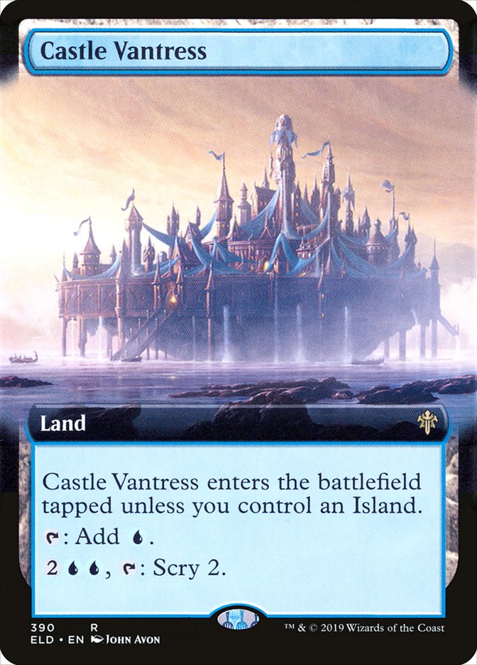 Castle Vantress (Extended Art) [Throne of Eldraine] | Good Games Cannington
