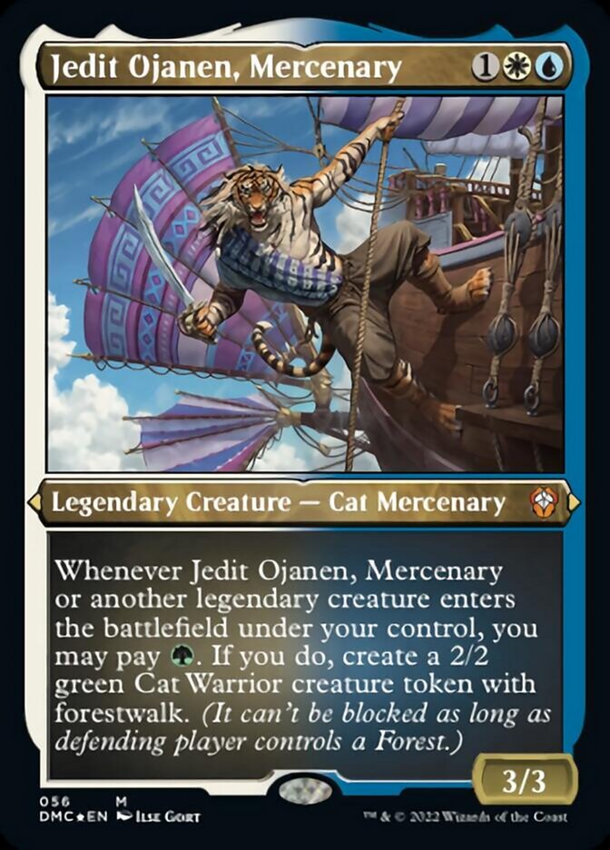 Jedit Ojanen, Mercenary (Foil Etched) [Dominaria United Commander] | Good Games Cannington
