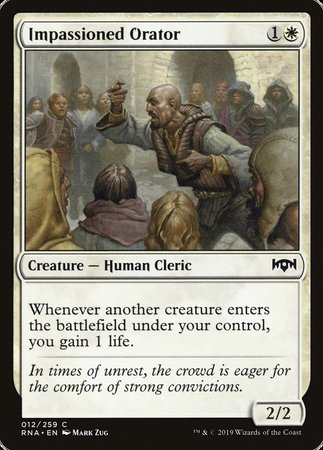 Impassioned Orator [Ravnica Allegiance] | Good Games Cannington