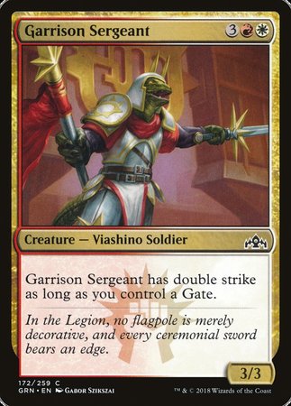 Garrison Sergeant [Guilds of Ravnica] | Good Games Cannington