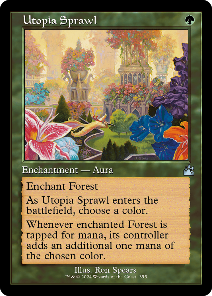 Utopia Sprawl (Retro Frame) [Ravnica Remastered] | Good Games Cannington