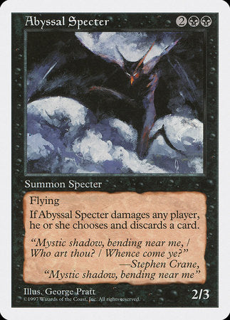 Abyssal Specter [Fifth Edition] | Good Games Cannington