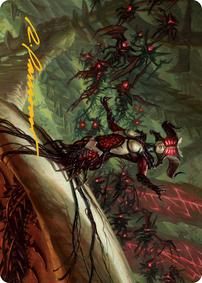 Sheoldred Art Card (Gold-Stamped Signature) [March of the Machine Art Series] | Good Games Cannington