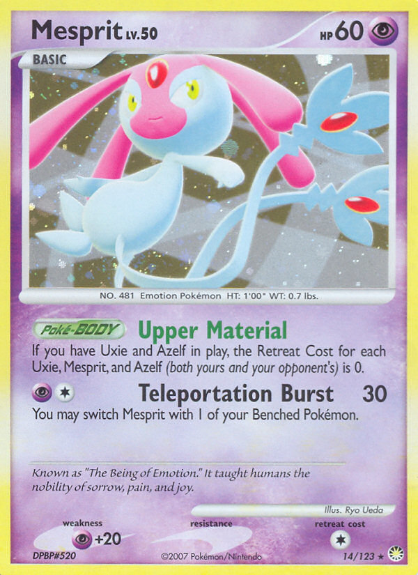 Mesprit (14/123) [Diamond & Pearl: Mysterious Treasures] | Good Games Cannington