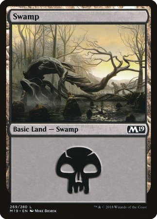 Swamp (269) [Core Set 2019] | Good Games Cannington