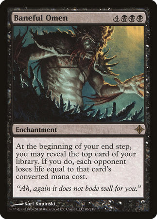 Baneful Omen [Rise of the Eldrazi] | Good Games Cannington
