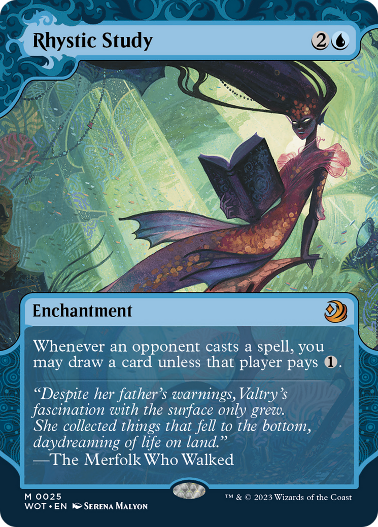 Rhystic Study [Wilds of Eldraine: Enchanting Tales] | Good Games Cannington