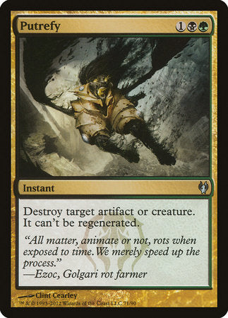 Putrefy [Duel Decks: Izzet vs. Golgari] | Good Games Cannington