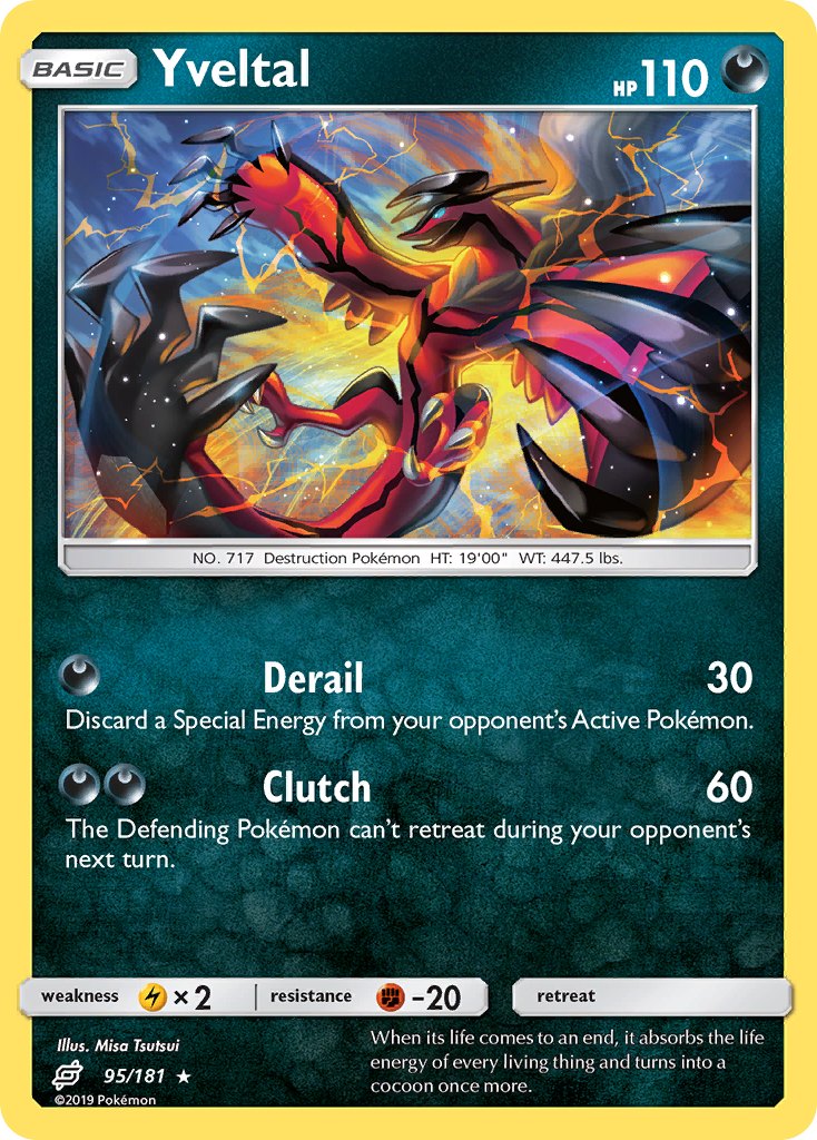 Yveltal (95/181) [Sun & Moon: Team Up] | Good Games Cannington