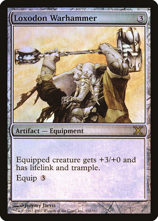 Loxodon Warhammer (Premium Foil) [Tenth Edition] | Good Games Cannington