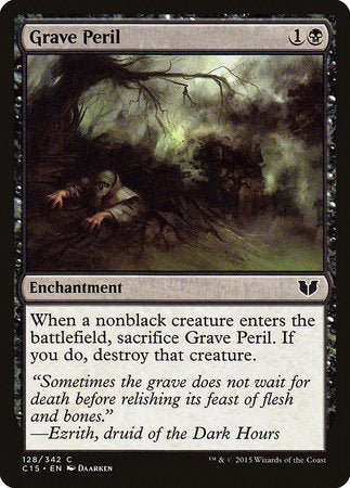 Grave Peril [Commander 2015] | Good Games Cannington