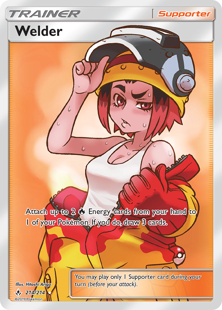Welder (214/214) [Sun & Moon: Unbroken Bonds] | Good Games Cannington