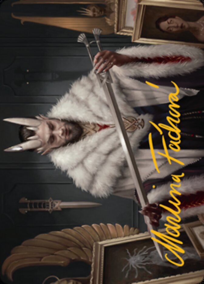 Lord Xander, the Collector Art Card (Gold-Stamped Signature) [Streets of New Capenna Art Series] | Good Games Cannington