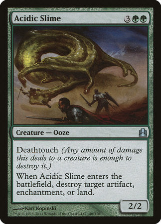 Acidic Slime [Commander 2011] | Good Games Cannington