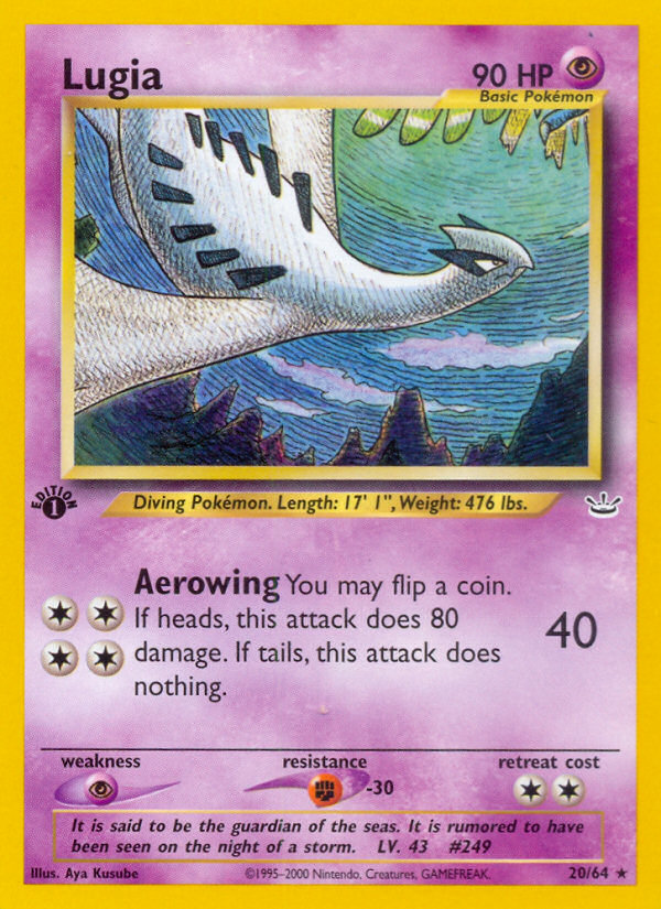 Lugia (20/64) [Neo Revelation 1st Edition] | Good Games Cannington