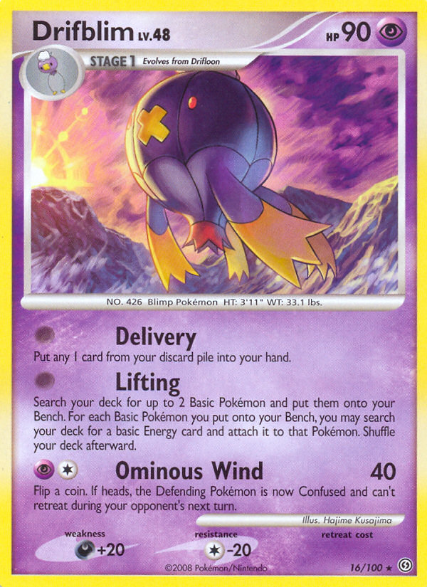 Drifblim (16/100) [Diamond & Pearl: Stormfront] | Good Games Cannington