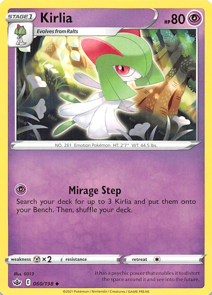 Kirlia (060/198) [Sword & Shield: Chilling Reign] | Good Games Cannington