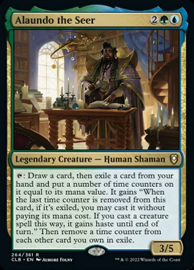 Alaundo the Seer [Commander Legends: Battle for Baldur's Gate] | Good Games Cannington