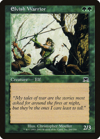 Elvish Warrior [Onslaught] | Good Games Cannington