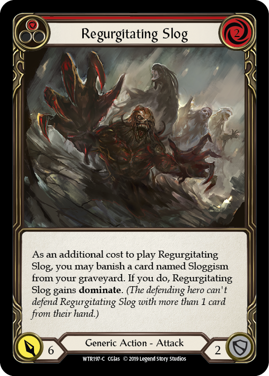 Regurgitating Slog (Red) [WTR197-C] Alpha Print Rainbow Foil | Good Games Cannington