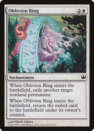 Oblivion Ring [Duel Decks: Knights vs. Dragons] | Good Games Cannington