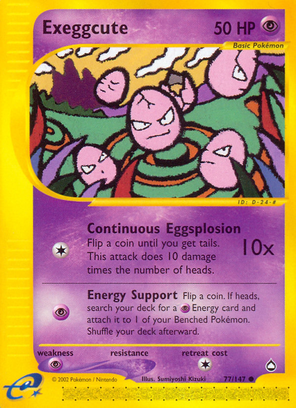 Exeggcute (77/147) [Aquapolis] | Good Games Cannington