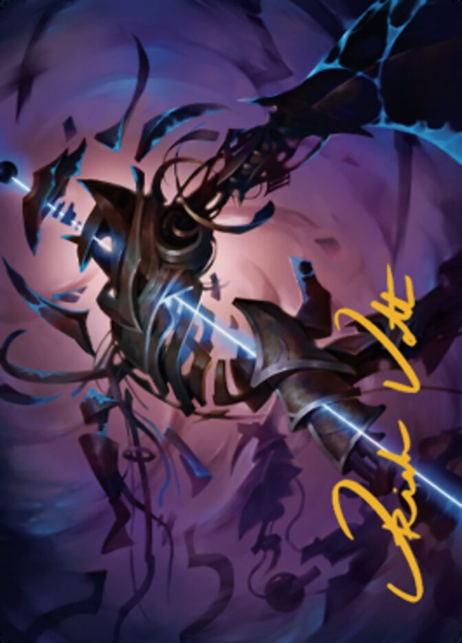 Defabricate Art Card (Gold-Stamped Signature) [The Brothers' War Art Series] | Good Games Cannington