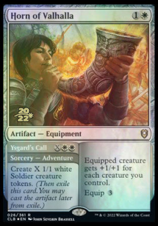 Horn of Valhalla // Ysgard's Call [Commander Legends: Battle for Baldur's Gate Prerelease Promos] | Good Games Cannington
