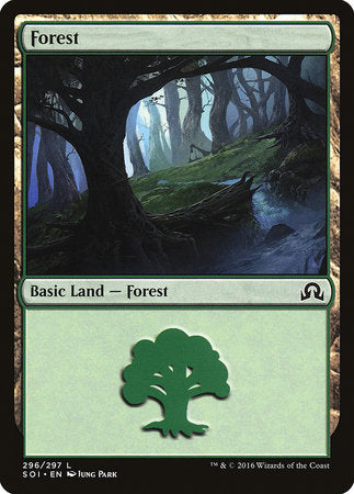 Forest (296) [Shadows over Innistrad] | Good Games Cannington