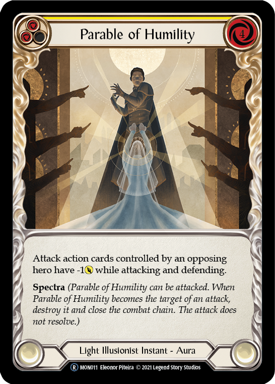 Parable of Humility [U-MON011-RF] Unlimited Rainbow Foil | Good Games Cannington