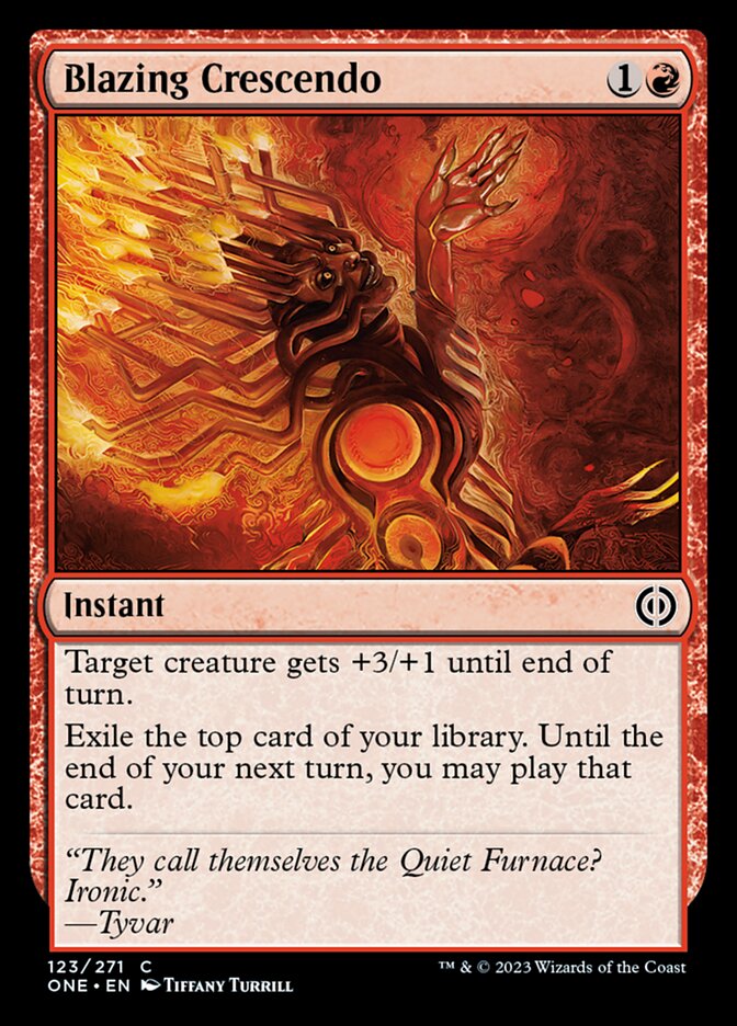 Blazing Crescendo [Phyrexia: All Will Be One] | Good Games Cannington