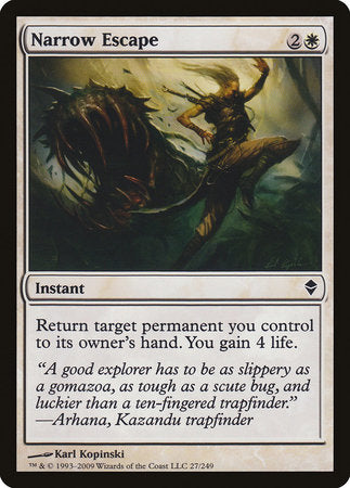 Narrow Escape [Zendikar] | Good Games Cannington