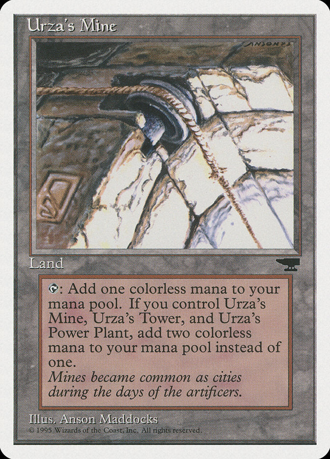 Urza's Mine (Pulley Embedded in Stone) [Chronicles] | Good Games Cannington