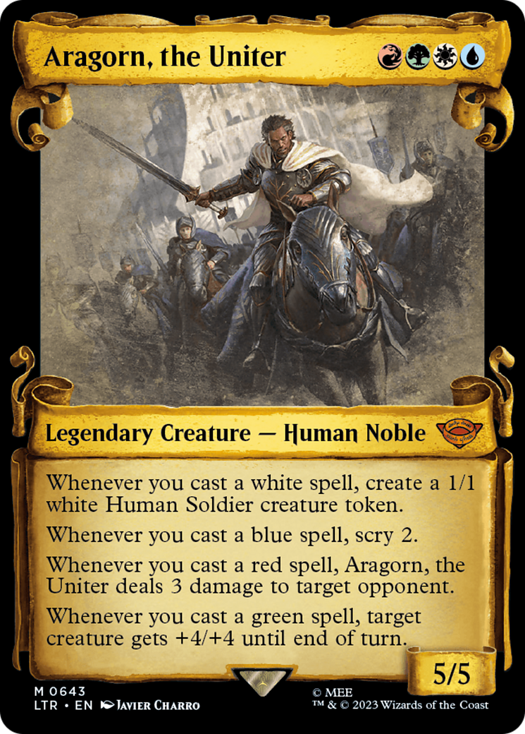 Aragorn, the Uniter [The Lord of the Rings: Tales of Middle-Earth Showcase Scrolls] | Good Games Cannington