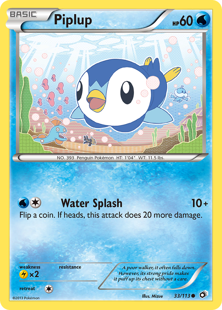 Piplup (33/113) [Black & White: Legendary Treasures] | Good Games Cannington