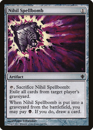 Nihil Spellbomb [Commander 2013] | Good Games Cannington