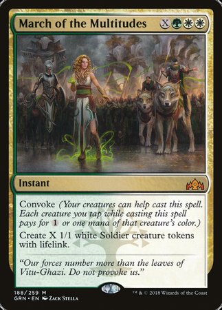 March of the Multitudes [Guilds of Ravnica] | Good Games Cannington