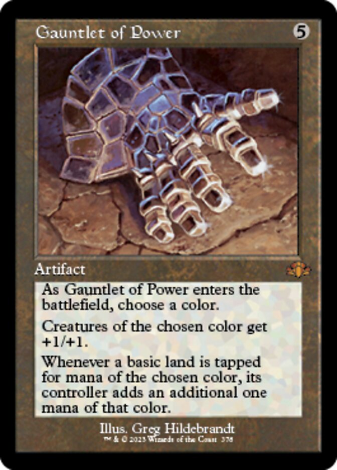 Gauntlet of Power (Retro) [Dominaria Remastered] | Good Games Cannington