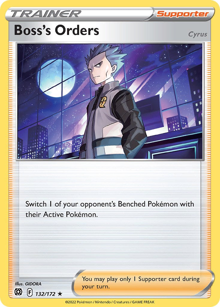 Boss's Orders (132/172) (Theme Deck Exclusive) [Sword & Shield: Brilliant Stars] | Good Games Cannington